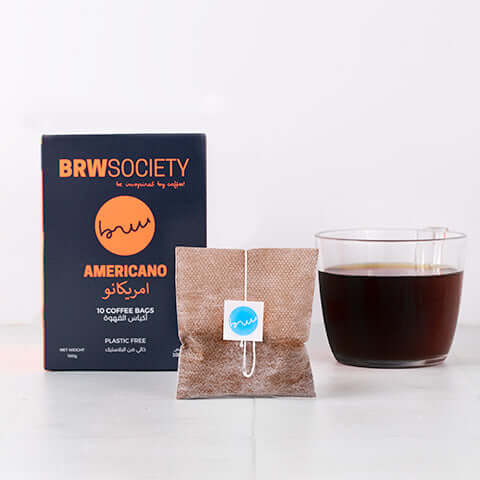 Eco-friendly plastic-free pyramid coffee bags with 100% Arabica medium roasted coffee, offering a rich cocoa aftertaste and perfect convenience for quality-conscious coffee drinkers.
