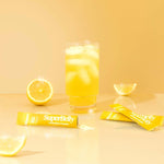 SuperBelly Lemon Ginger combines love of superfoods with prebiotics (from inulin), trace minerals, fermented apple cider vinegar, and probiotics that contribute to a healthy gut flora.