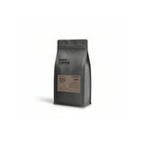 SOFE COFFEE Nutty Blend dark roast espresso coffee beans with hazelnut, caramel and cocoa tasting notes in a resealable black pouch