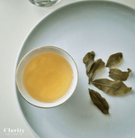 Clarity Silk Dancer Milk Oolong tea with smooth, floral, and milky notes, crafted in Taiwan from the Golden Lily cultivar by an award-winning tea master.