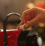 Rich espresso coffee capsules with chocolate, toffee, and roasted nuts notes, perfect for making a flat white at home.