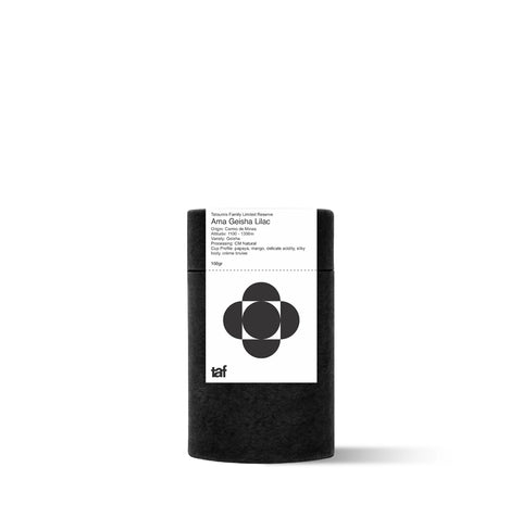 Ama Geisha Lilac by TAF Coffee – Brazilian Geisha coffee with papaya, mango, crème brûlée notes and a silky, delicate body.