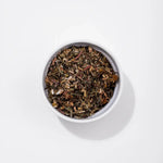 ChatGPT said: Anxi-Tea with chamomile, valerian root, lemon balm, lemongrass, oatstraw, and peppermint—an organic blend designed to ease stress, calm the mind, and provide gentle relief from everyday tension.
