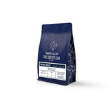 The Coffee Lab dark blue package - A premium coffee beans, freshly toasted Brazilian coffee.
