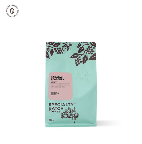 Kenya Baragwi Peaberry Coffee, Specialty Batch Kirinyaga beans, bright rich specialty coffee