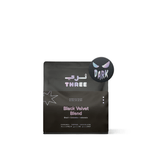 Black Velvet Blend by THREE Coffee is a bold seasonal espresso with Brazil, Sumatra & Colombia origins. Velvety crema, syrupy body & notes of caramel, molasses, and spice.