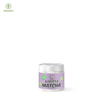Organic Japanese Barista Matcha tin for crafting umami-rich and sweet latte art, smoothies, and bakery infusions.