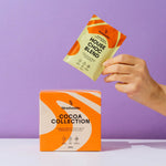 Blendsmiths House Chai Blend packaging featuring a modern design with botanical elements, a dome illustration, and text highlighting its aromatic and rejuvenating qualities.