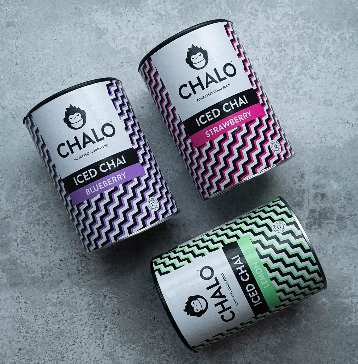 Chalo Blueberry Iced Chai, fruity refreshment with jaggery, antioxidant-rich twist on iced tea.