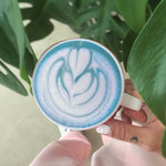 Bluetcha Blue Matcha Latte with vibrant blue spirulina and organic matcha—immune-boosting, detoxifying, and an eye-catching, Instagram-worthy superfood drink.