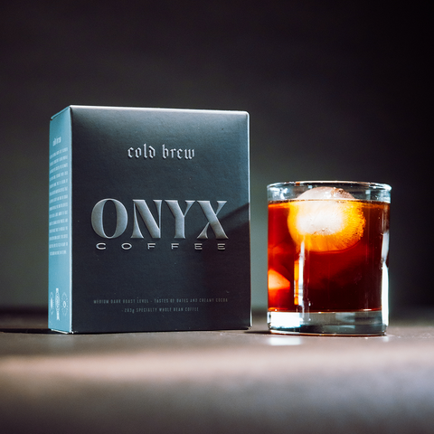 Ready-to-drink medium-roast nitrogen-infused cold brew coffee made from washed Ethiopian beans for a creamy texture.