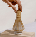 Ceramic Naoshi Whisk Holder for Matcha Chasen | Matcha Whisk Drying Stand
