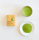 Premium ceremonial-grade matcha powder with a vibrant green color, packed with antioxidants and nutrients, perfect for crafting lattes, traditional teas, and wholesome recipes for a healthier lifestyle.