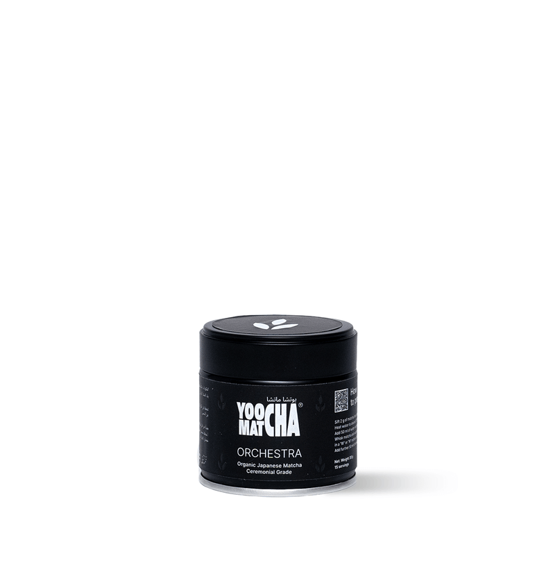 YOOCHA Ceremonial Grade Matcha, made from first-harvest Japanese tea leaves, offers natural sweetness, smooth texture, and high antioxidants.