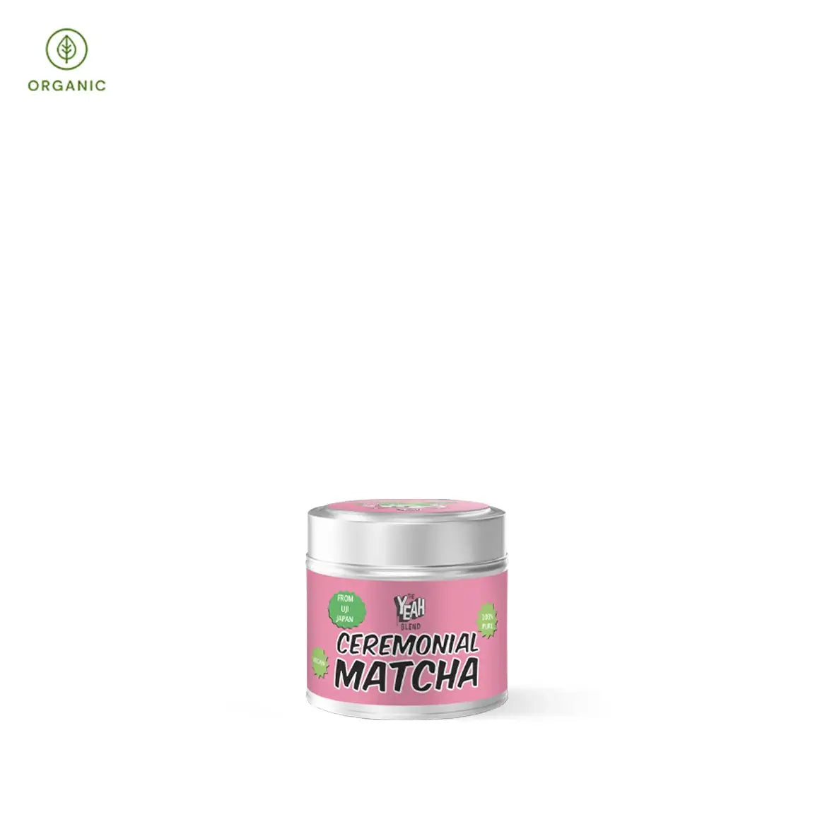 Organic Japanese Ceremonial Matcha Tin - 100% Stone-Ground First-Harvest