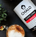 Chalo Chini Masala Chai, black tea & spice blend, bold flavour, less sugar chai latte