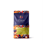 Flava Coffee Colombia Decaf Single Origin Coffee medium roast package with vibrant design.