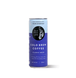 Cans of Blue Tokai Cold Brew Bold, a full-bodied coffee with nutty and chocolatey notes, perfect served black or with milk.