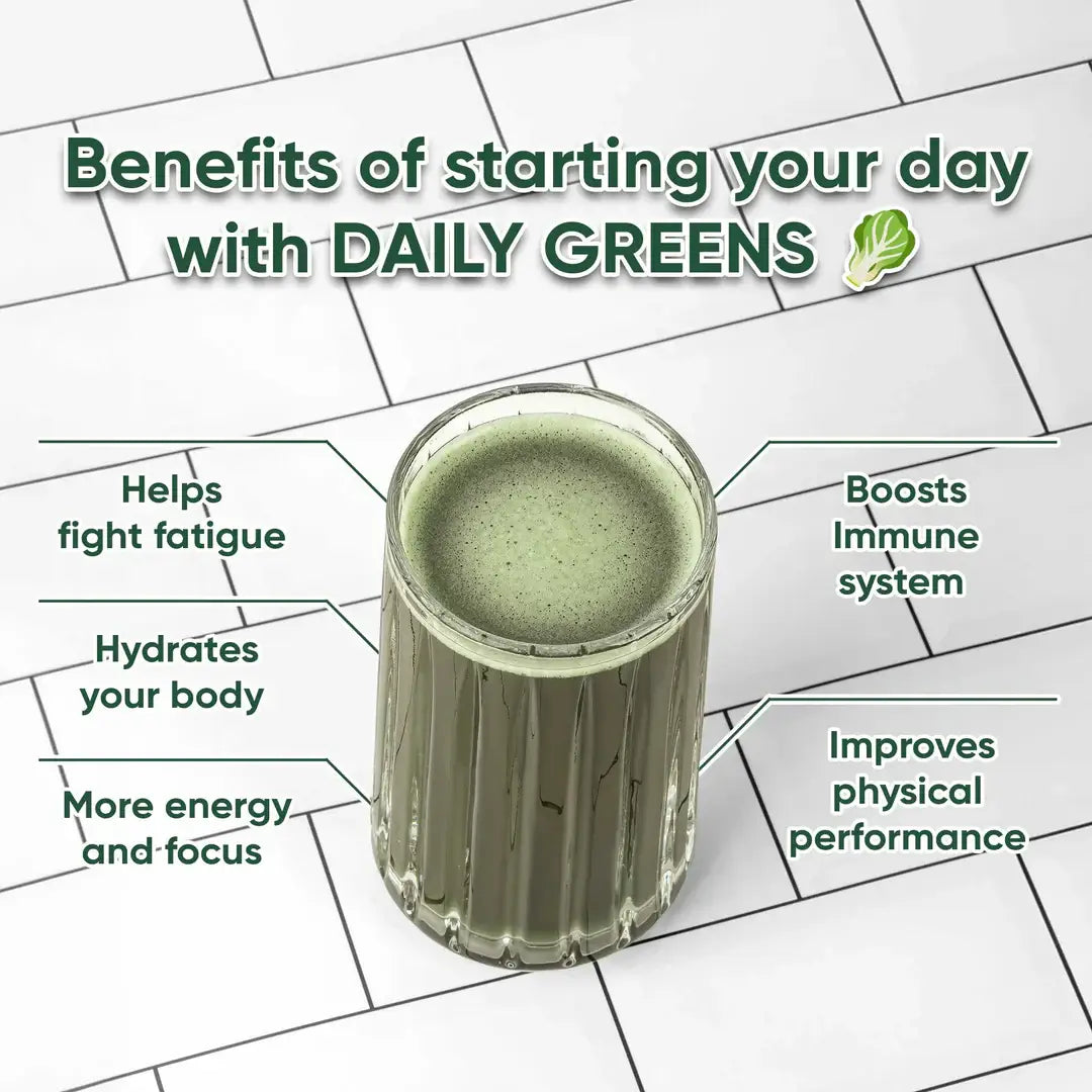 Fuel your health with RITE. Daily Greens – 15 single serves packed with 26 vitamins, 12 superfoods, electrolytes, and pea protein to boost energy, immunity, and focus.
