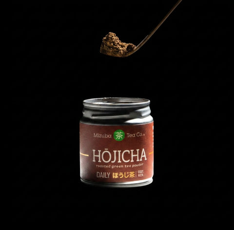Mizuba Tea Co. Hojicha roasted green tea powder canister - 40g