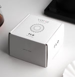 FLO 55 Paper Filters 100x packaging showing Fast 21GSM filter design, ideal for clean brew cups.