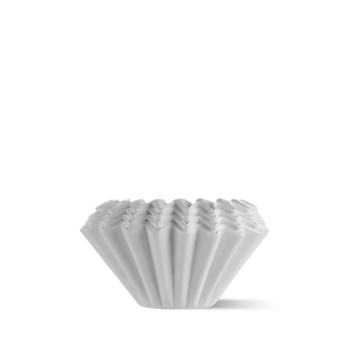 FLO 85 Paper Filters 100x showcasing unique wave design for optimal brewing.