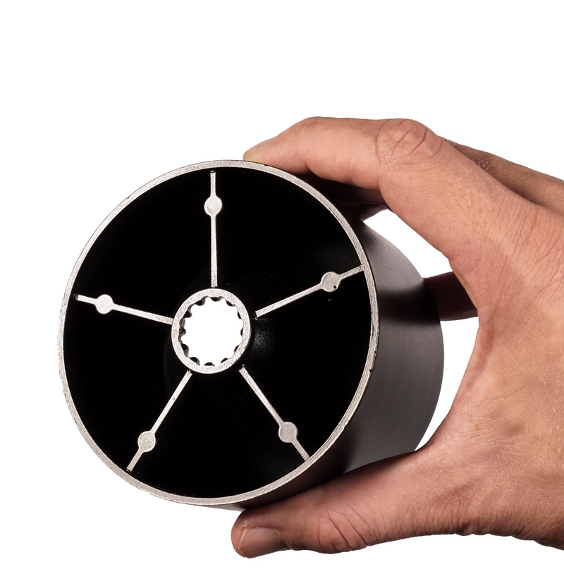 Hand holding Graycano Dripper showcasing precision pour-over design for coffee enthusiasts.