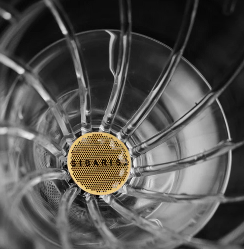 Sibarist Booster 22 mesh disc for pour-over brewing in a coffee dripper