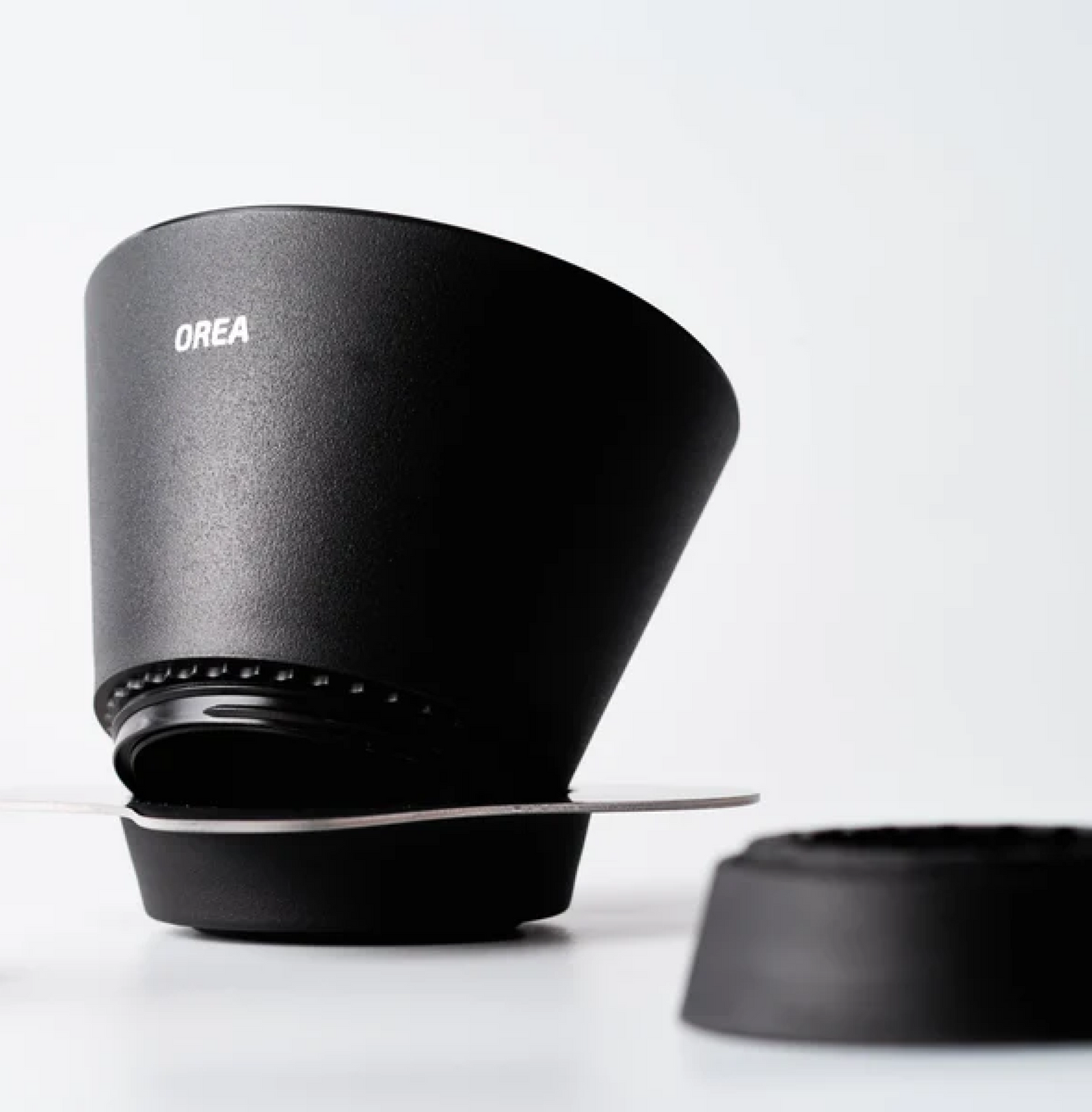 OREA Coffee Brewer V4 with accessories showcasing its versatile design for flat and cone filters.