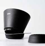 OREA Coffee Brewer V4 with accessories showcasing its versatile design for flat and cone filters.