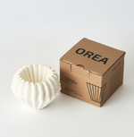 OREA Wave Filter Paper with box, showcasing durable structure and wave-style design for consistent coffee brew.