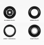 OREA Coffee Brewer V4 filter options: Classic, Open, Apex, and Fast for versatile brewing.