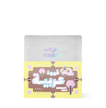 Packaging of Emirati-style Arabic Coffee, medium roasted Arabica blend with traditional design elements.