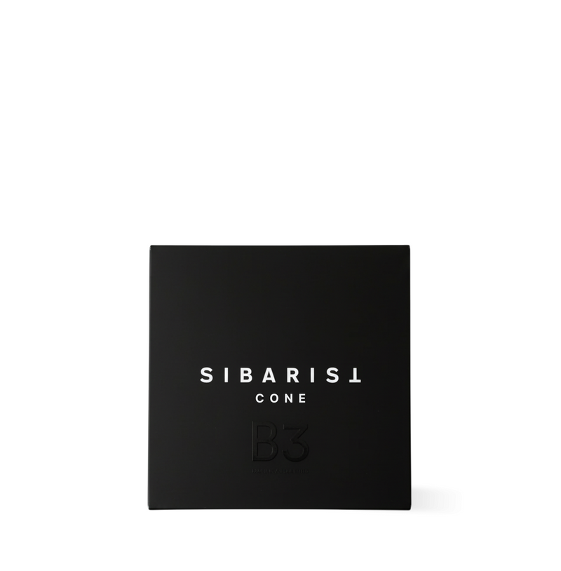 Sibarist B3 Cone Coffee Filter packaging, enhancing pour-over brewing, high-performance filter for coffee enthusiasts.