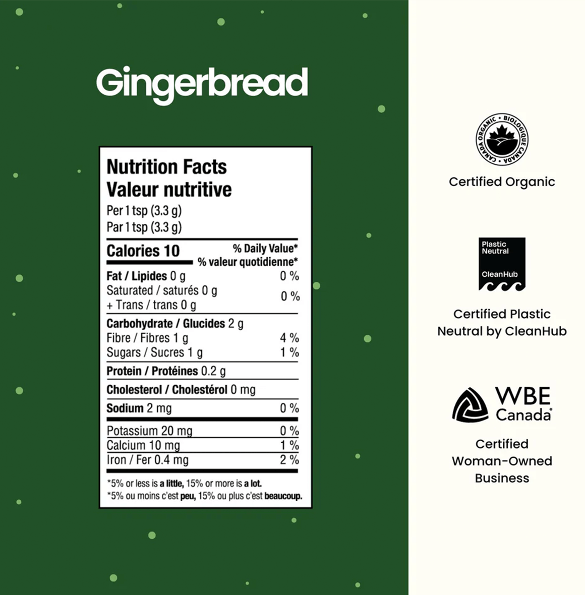 This blend is naturally sweetened with date powder and lucuma for a warming treat so good you will crave it all winter long. Pair with a shot of espresso or enjoy caffeine-free.