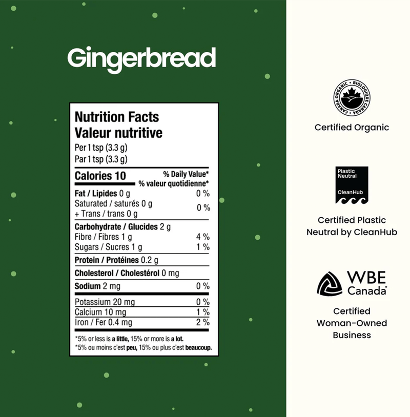 This blend is naturally sweetened with date powder and lucuma for a warming treat so good you will crave it all winter long. Pair with a shot of espresso or enjoy caffeine-free.