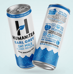 HumaniTea Earl Grey Latte with aromatic tea and smooth oat milk, refreshing, naturally energizing, and free from caffeine crashes.