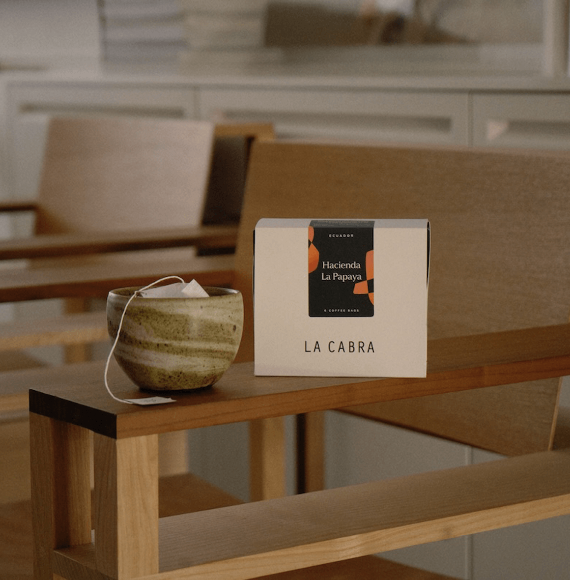 Ecuadorian specialty coffee by La Cabra, Hacienda La Papaya Oak Barrel processed in rum barrels, delivering deep spice and dried-fruit notes.