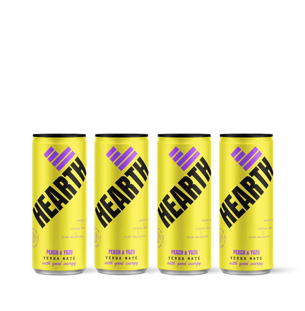 Drink Hearth Peach & Yuzu beverage with sweet peaches and tangy citrusy Yuzu, offering a refreshing, floral, and vibrant summer flavor.
