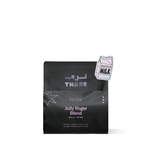 Jolly Roger Blend by THREE Coffee is a seasonal espresso with Ethiopian and Brazilian beans. Berry sweetness, milk chocolate richness & silky finish in every balanced, syrupy cup.
