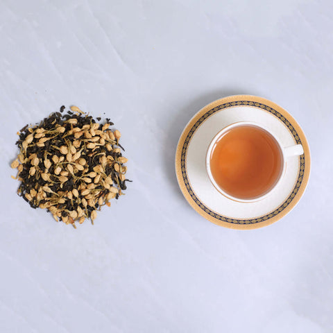 Jasmine Jewels Tea, Premium Ceylon green tea with jasmine, Elegant floral flavor by G & Tea