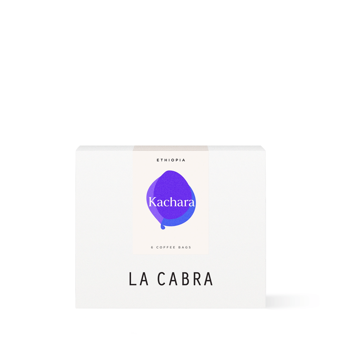 Sidama Heirloom coffee by La Cabra, grown at 1,800–2,200 m under forest canopy, with fruity aromas and brewed in single-serve Steeped bags.