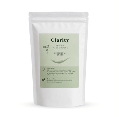 Clarity Golden Koicha ceremonial grade matcha pouch, 1kg pack