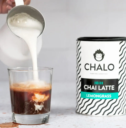 Chalo Lemongrass Chai, zesty refreshing latte, sweet-sour tropical blend