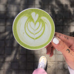 Green Matcha Latte with organic Japanese matcha—fresh, energizing, and the perfect natural caffeine boost for mindful mornings or relaxing afternoon breaks.