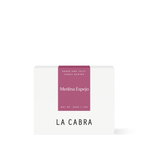 Colombian specialty coffee by La Cabra, Medina Espejo from Nariño with honey processing and anaerobic fermentation, offering rich flavor and high-altitude depth.