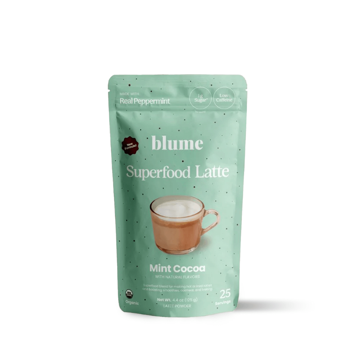 Meet our limited edition, kiddo-approved, maca-powered mint hot chocolate. Rich dark cocoa is paired with mint for an elevated hot chocolate with a refreshing holiday finish.