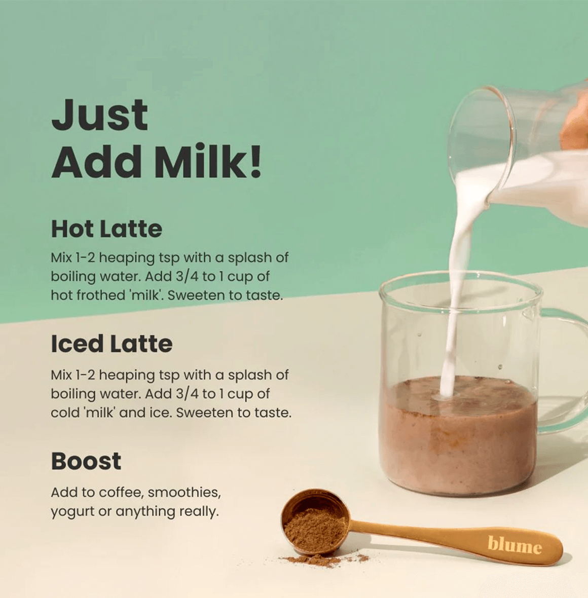 Meet our limited edition, kiddo-approved, maca-powered mint hot chocolate. Rich dark cocoa is paired with mint for an elevated hot chocolate with a refreshing holiday finish.