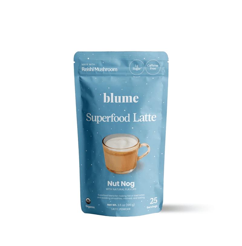 This is a silky smooth, plant-based take on eggnog and pairs perfectly with a shot of espresso. Plus, it's infused with reishi for stress support to ease your body and mind