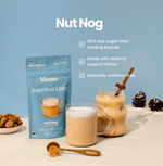 This is a silky smooth, plant-based take on eggnog and pairs perfectly with a shot of espresso. Plus, it's infused with reishi for stress support to ease your body and mind